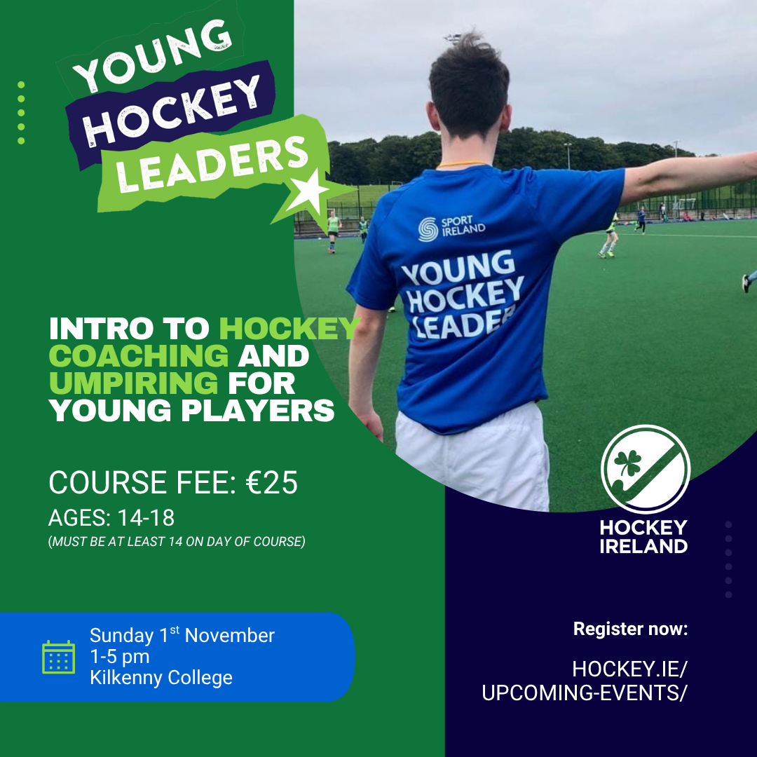 Young Hockey Leaders course taking place Sunday November 1 at Kilkenny College